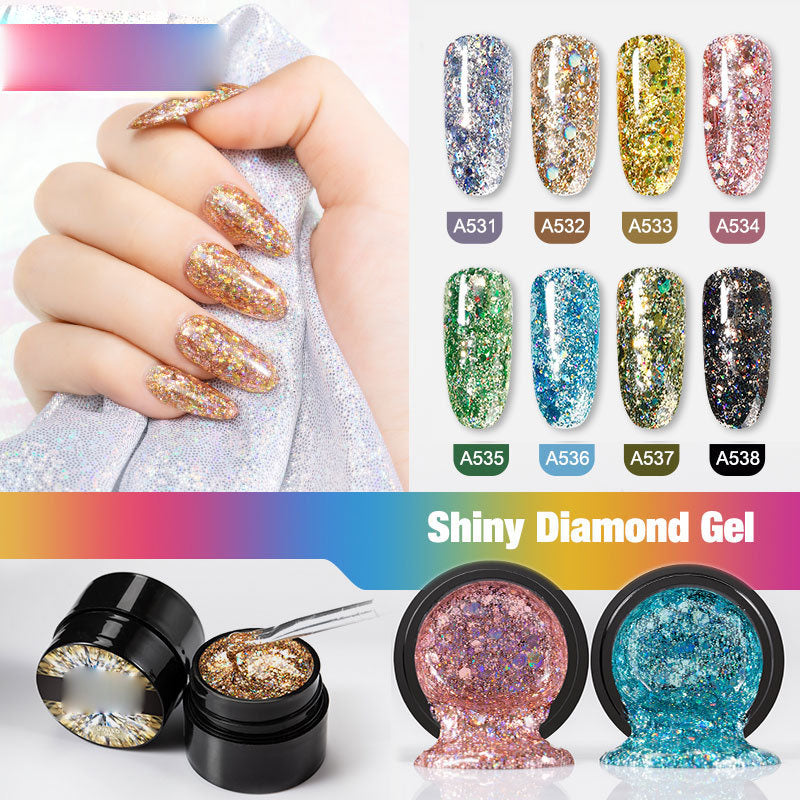 NGRO104 Sparkling Diamond Bright Sequin Nail Glue