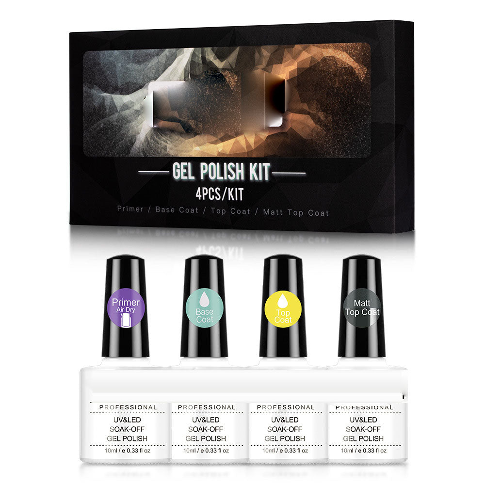 NGRO011 4 bottles in color box, adhesive primer, no-wash frosted seal ...