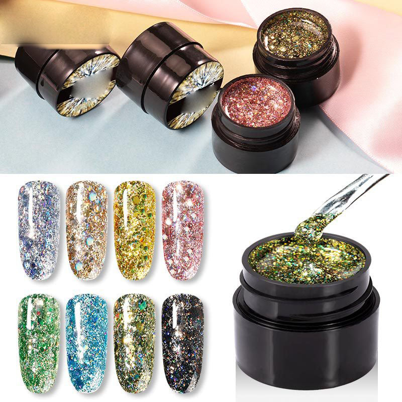 NGRO104 Sparkling Diamond Bright Sequin Nail Glue