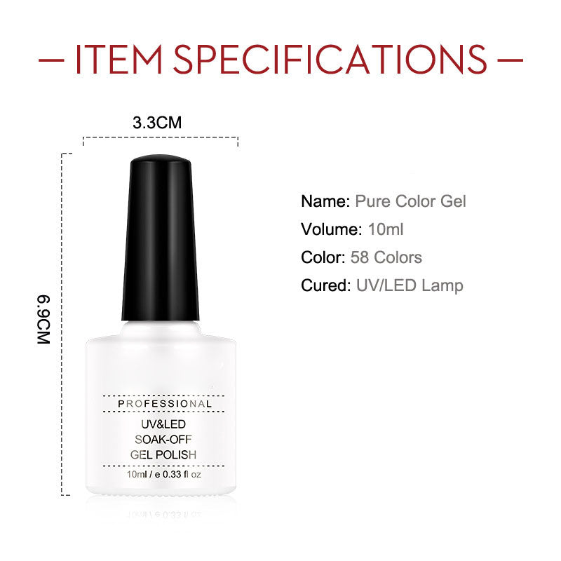 NGRO042 Base Nail Polish Glue Complete Set 10ML