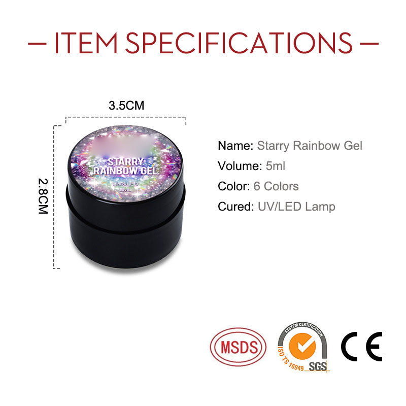 NGRO100 Symphony Neon Color Flashing Star Color Adhesive 5ML