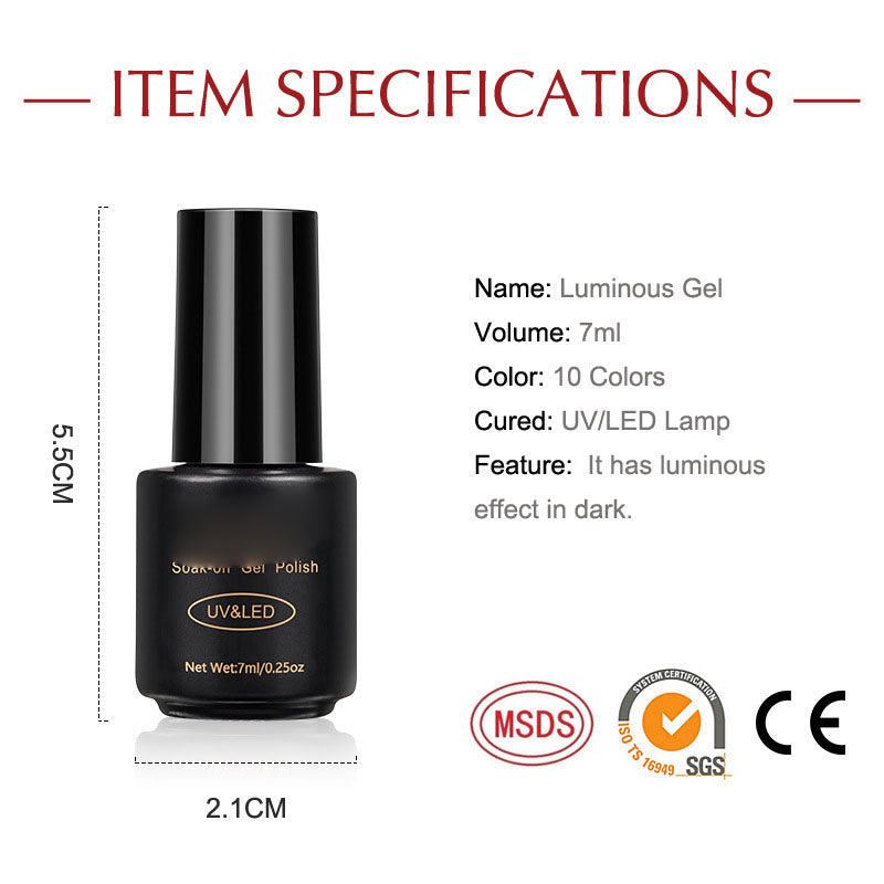 NGRO095 Crystal Nail Art Luminous Glue 7ml