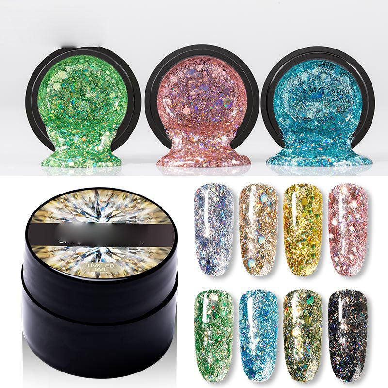 NGRO104 Sparkling Diamond Bright Sequin Nail Glue