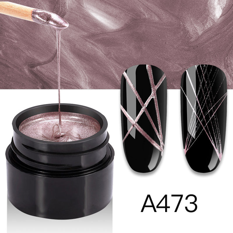 NGRO086 nail painting metal brushed nail polish