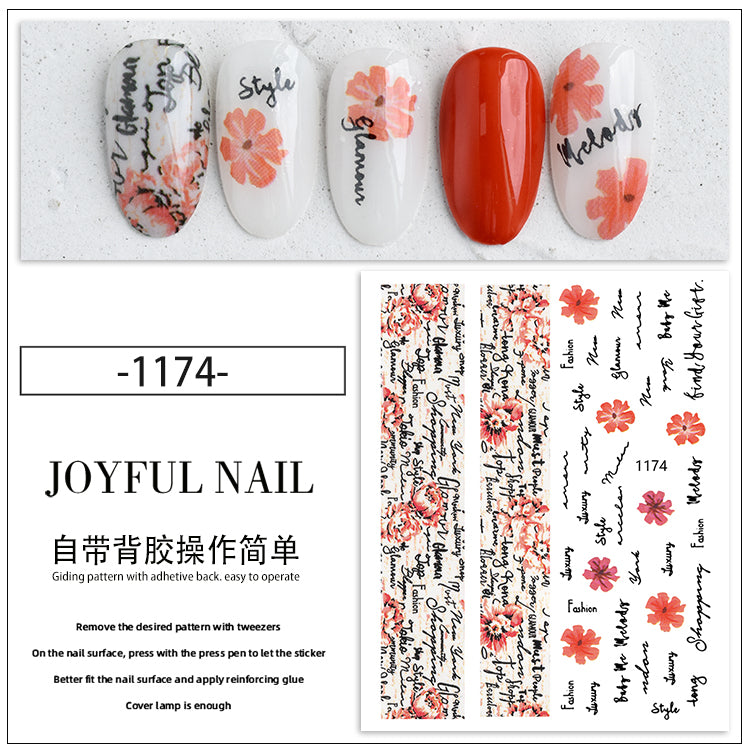 Nail Stickers NS045