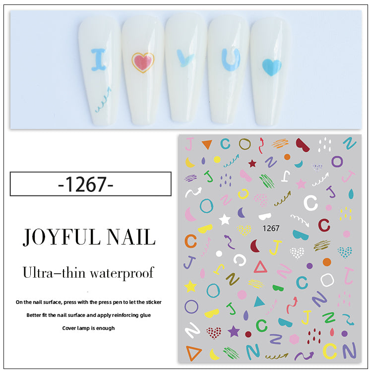 Nail Stickers JNS089
