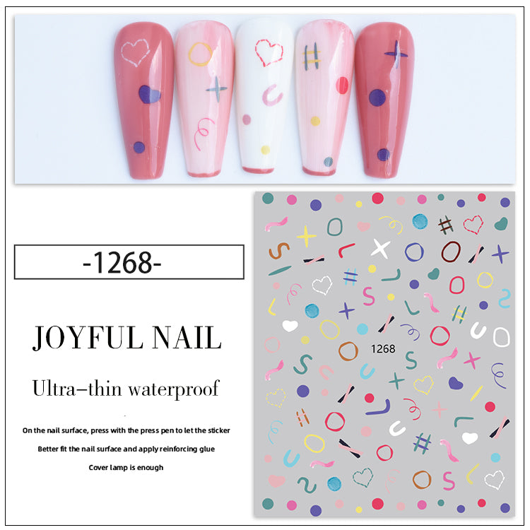Nail Stickers JNS089