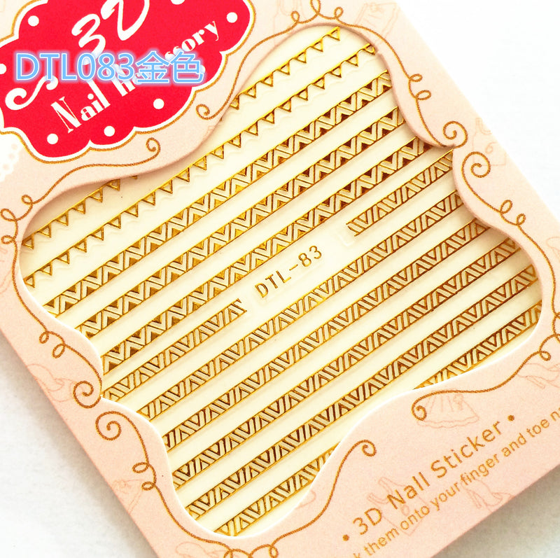 DLS Nail Stickers DLS009