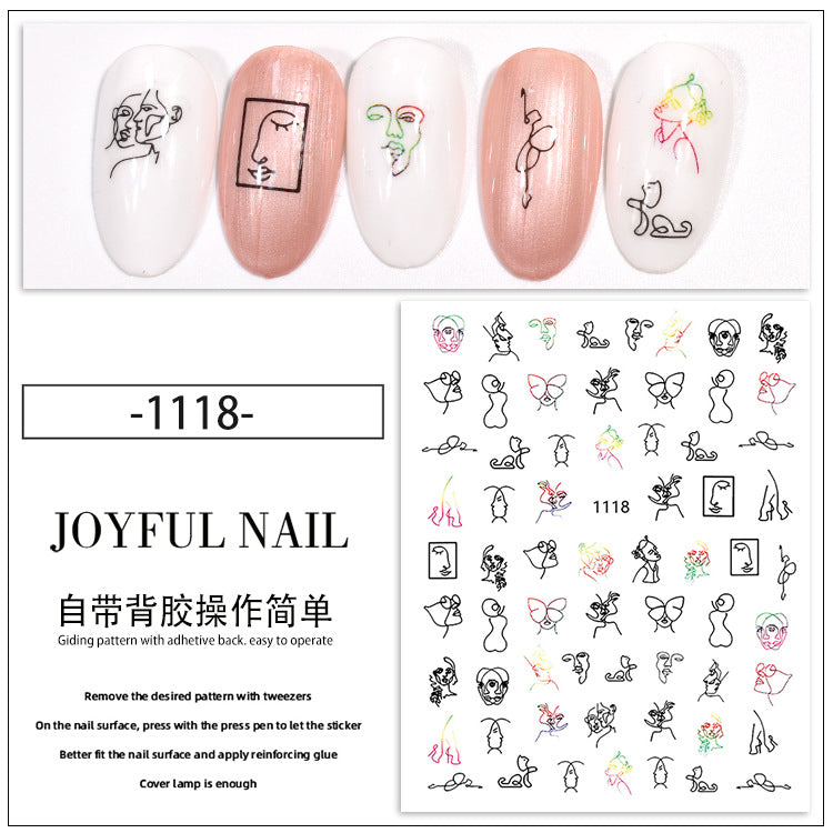 Nail Stickers JNS084
