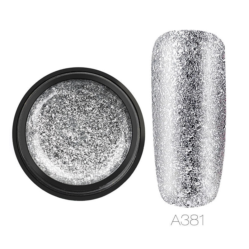 NGRO106 Sparkling Bright Platinum Nail Gel 5ML