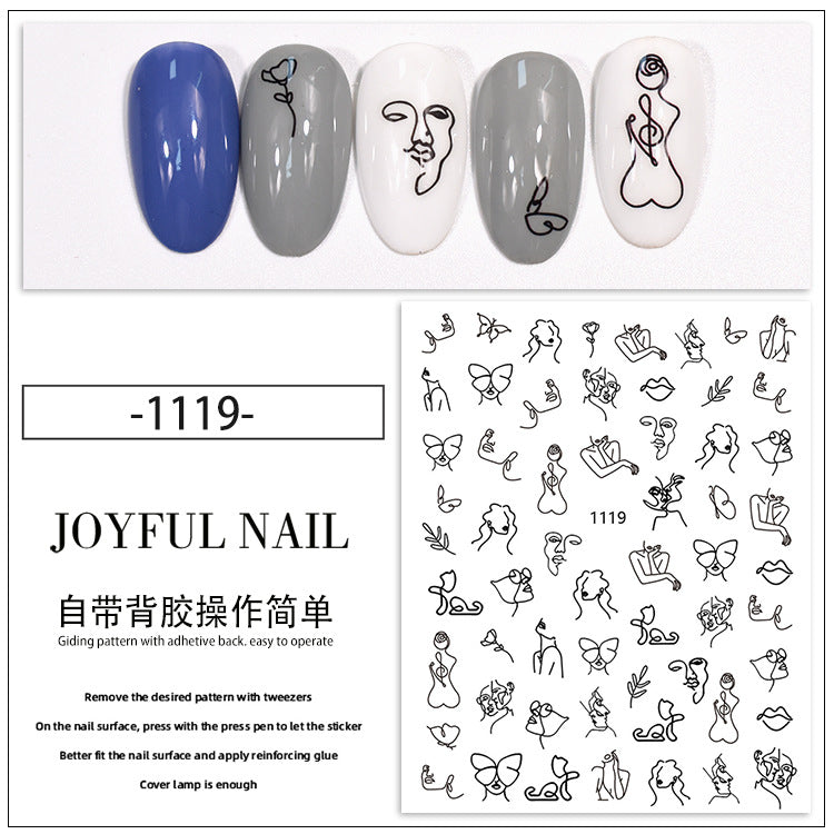 Nail Stickers JNS084