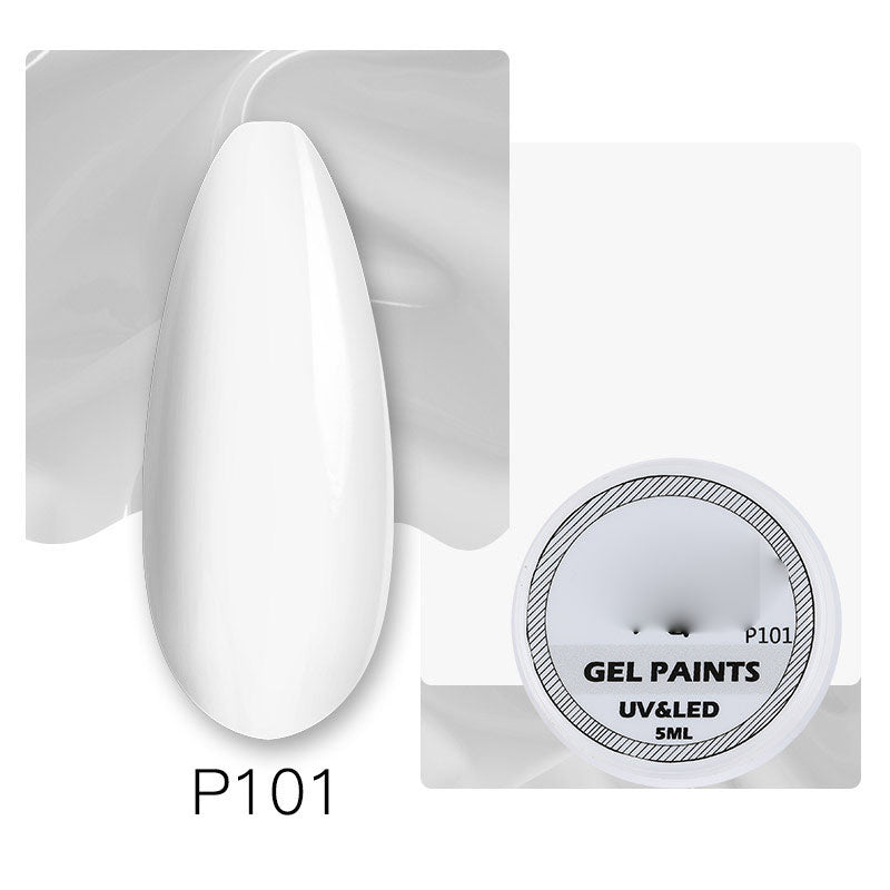 NGRO109 Painted Glue, Bright Diamond Glue, Extended Glue, Fine Glitter Rainbow Glue, 5ML Small Can