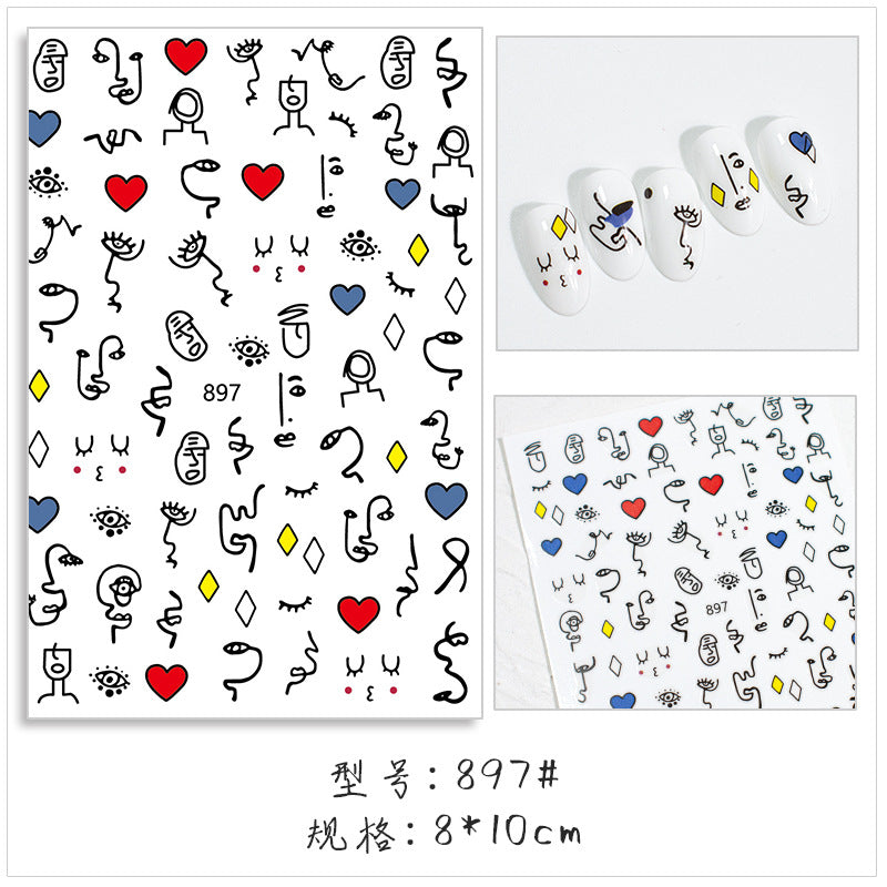 Nail Stickers JNS050