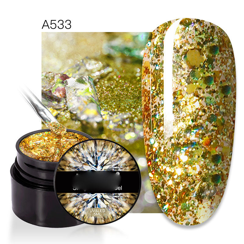 NGRO104 Sparkling Diamond Bright Sequin Nail Glue