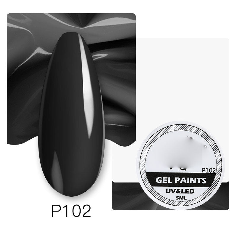 NGRO109 Painted Glue, Bright Diamond Glue, Extended Glue, Fine Glitter Rainbow Glue, 5ML Small Can