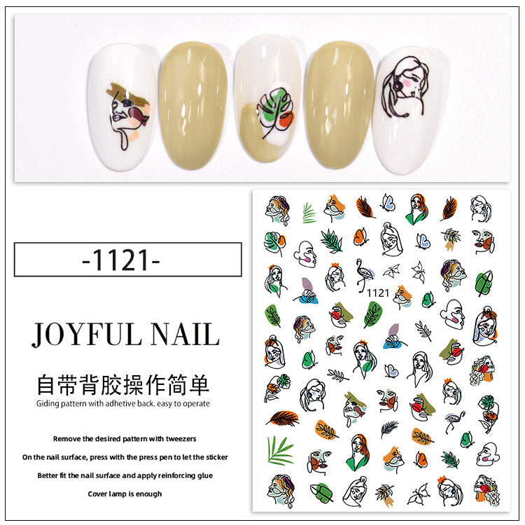 Nail Stickers JNS084