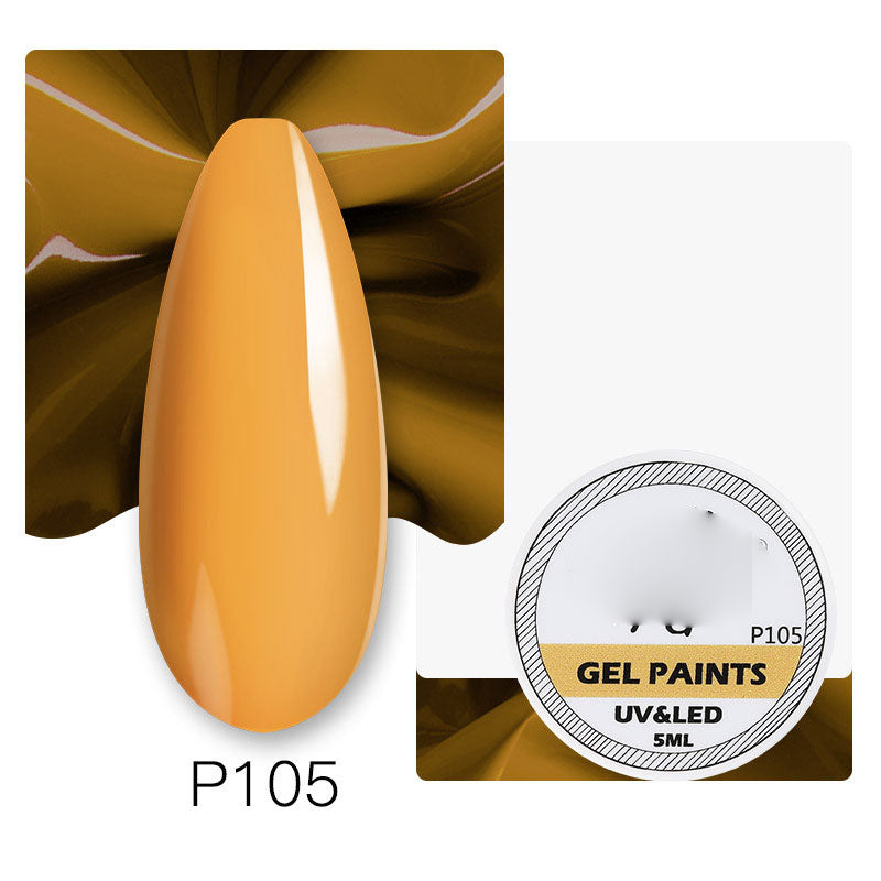 NGRO109 Painted Glue, Bright Diamond Glue, Extended Glue, Fine Glitter Rainbow Glue, 5ML Small Can