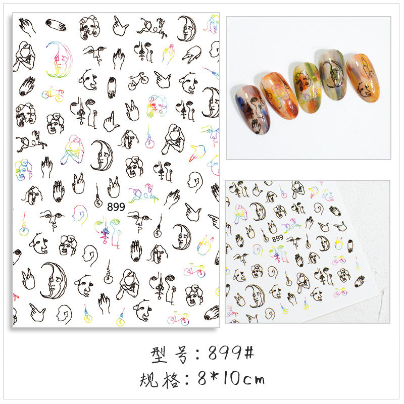 Nail Stickers JNS050