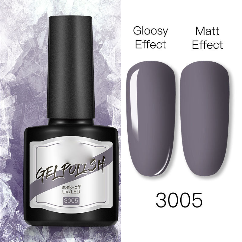 NGRO045 70 color nail polish glue 8ML plastic bottle