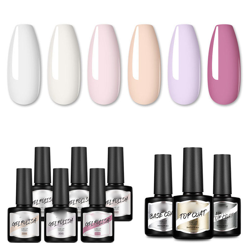 NGRO048 Nail Polish Glue Set 8ML Plastic Bottle
