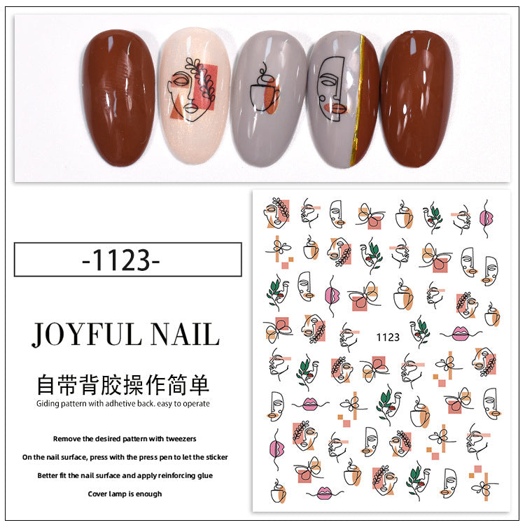 Nail Stickers JNS084