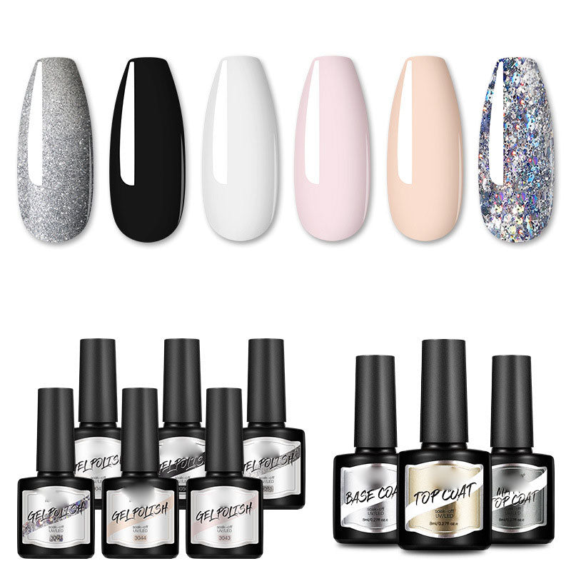 NGRO048 Nail Polish Glue Set 8ML Plastic Bottle
