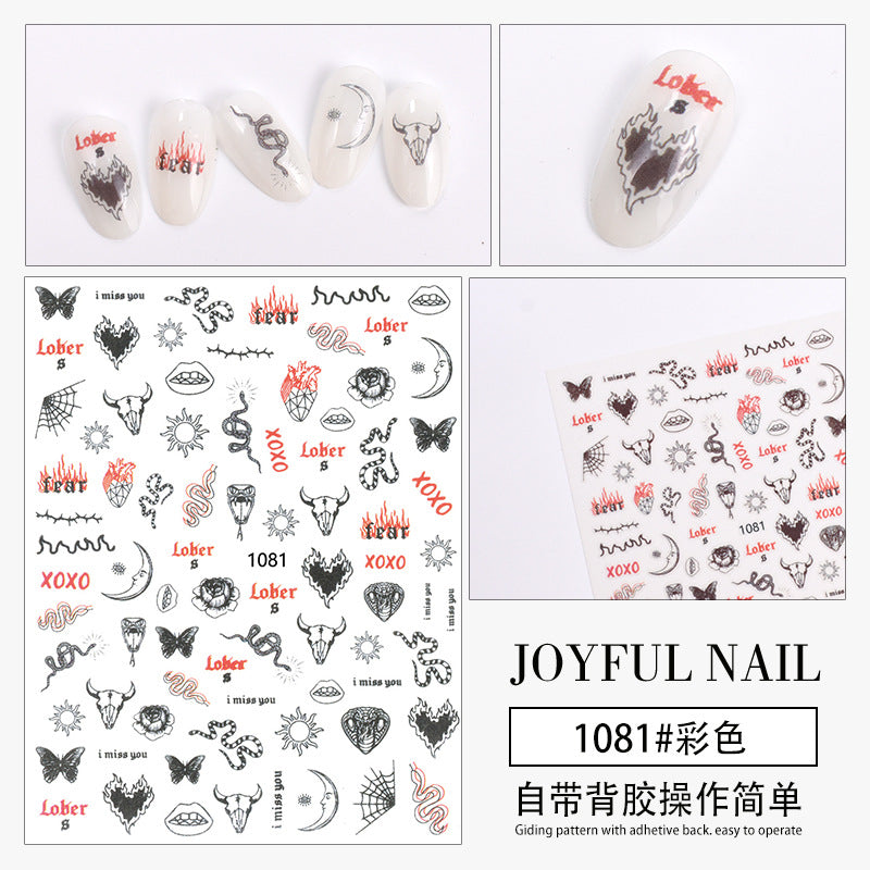 Nail Stickers JNS079