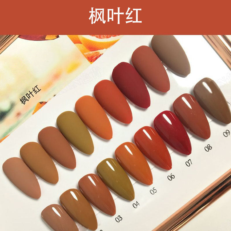 NGPF049 Customized ice-penetrating jade nail polish, resin base nail polish