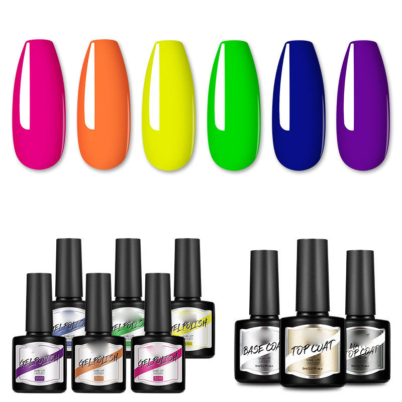 NGRO048 Nail Polish Glue Set 8ML Plastic Bottle