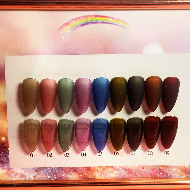NGPF049 Customized ice-penetrating jade nail polish, resin base nail polish