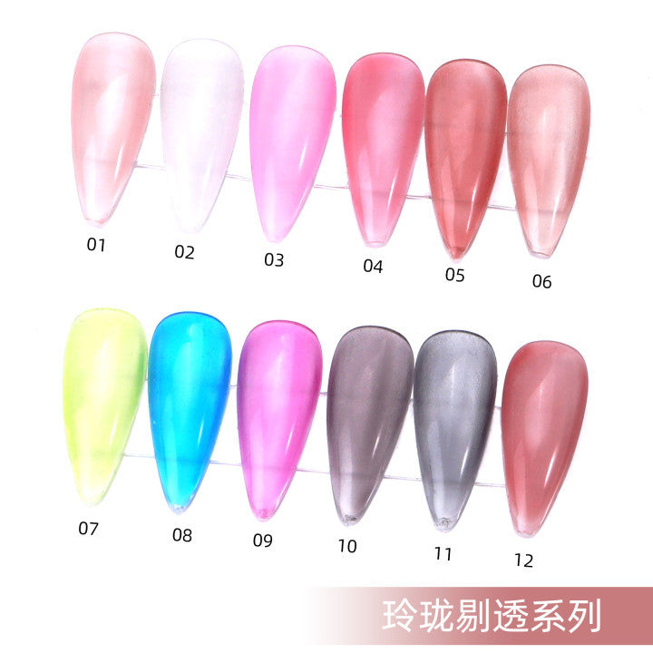 NGMB003 12 sticks of nail polish gel set