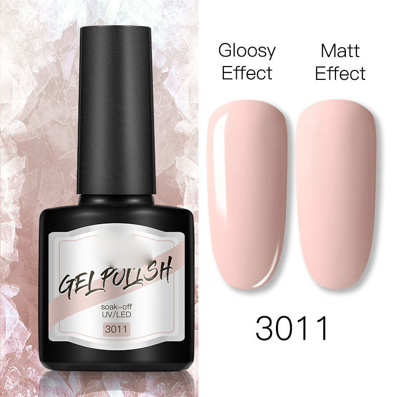 NGRO045 70 color nail polish glue 8ML plastic bottle