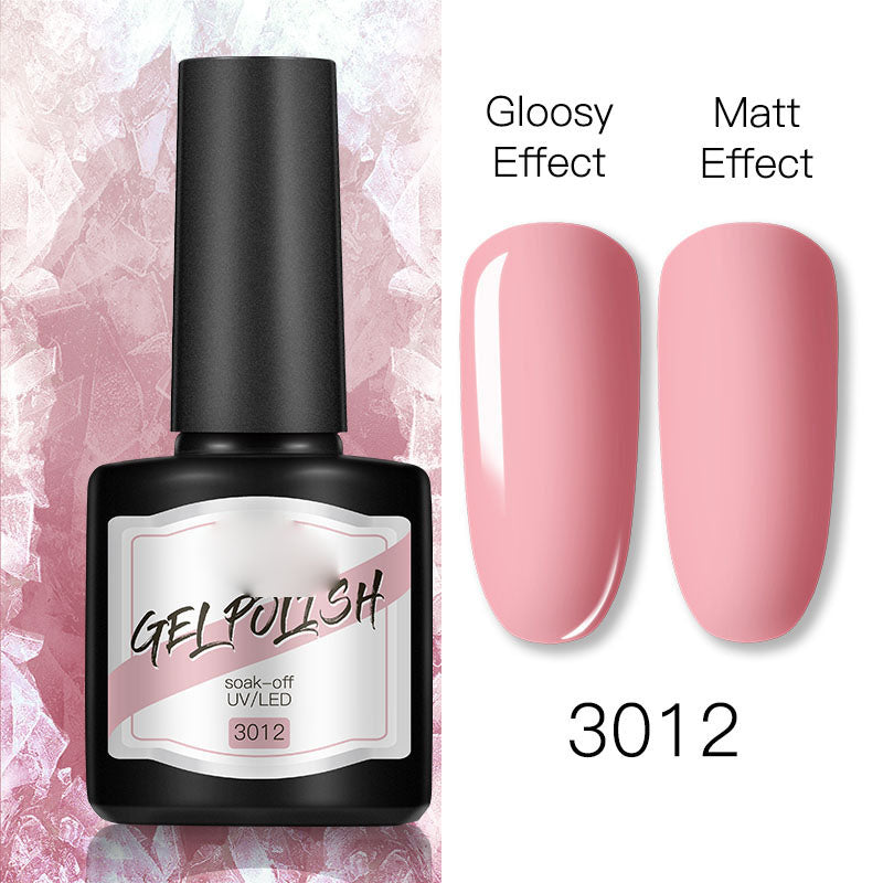 NGRO045 70 color nail polish glue 8ML plastic bottle