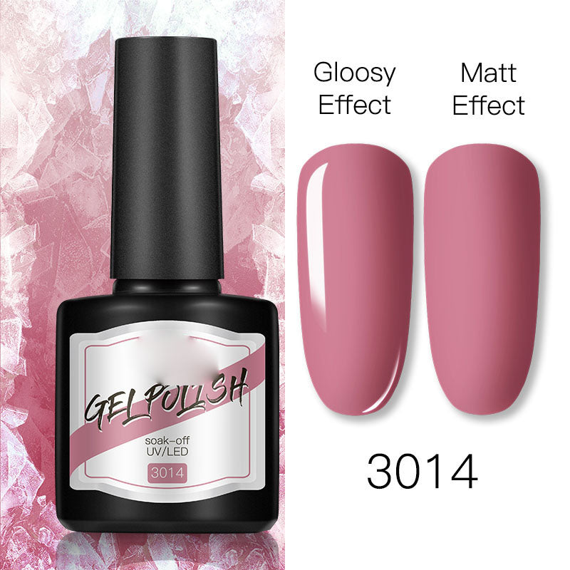 NGRO045 70 color nail polish glue 8ML plastic bottle