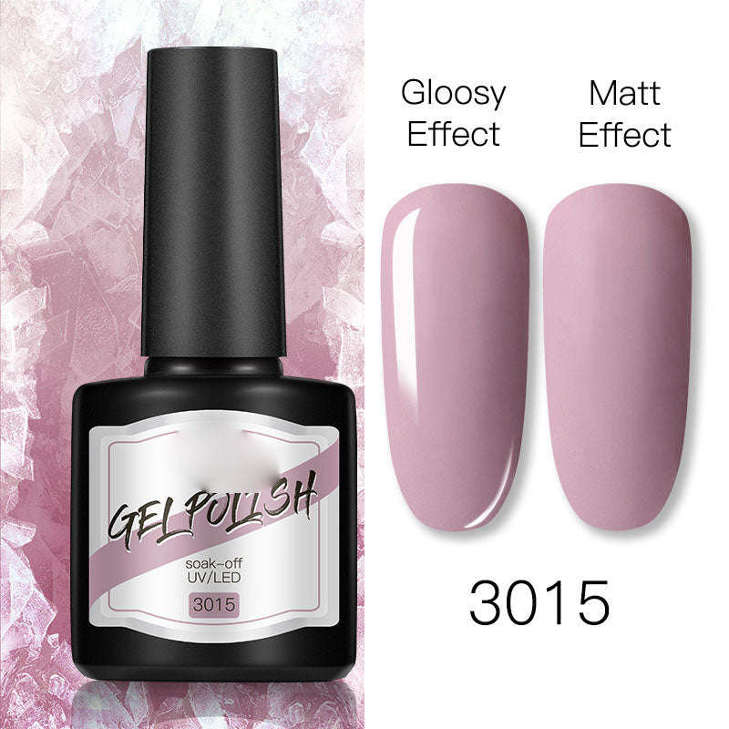 NGRO045 70 color nail polish glue 8ML plastic bottle