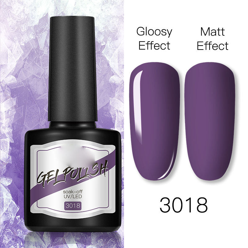 NGRO045 70 color nail polish glue 8ML plastic bottle