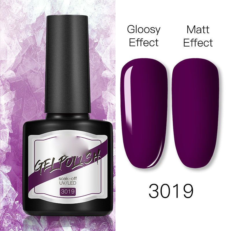 NGRO045 70 color nail polish glue 8ML plastic bottle