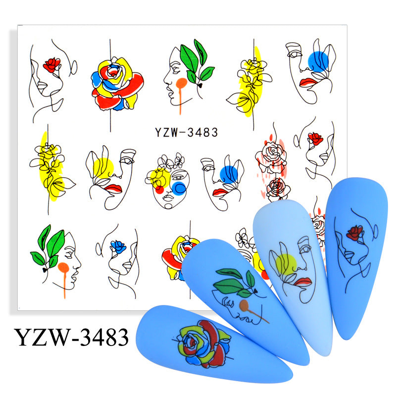 Nail Stickers YZW 015