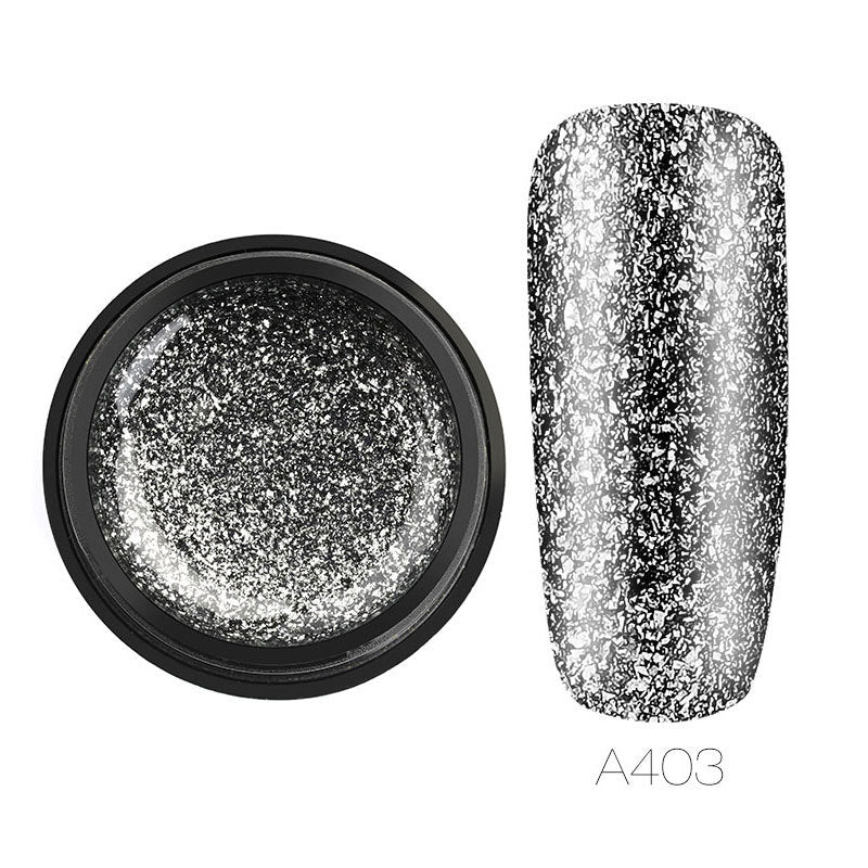 NGRO106 Sparkling Bright Platinum Nail Gel 5ML