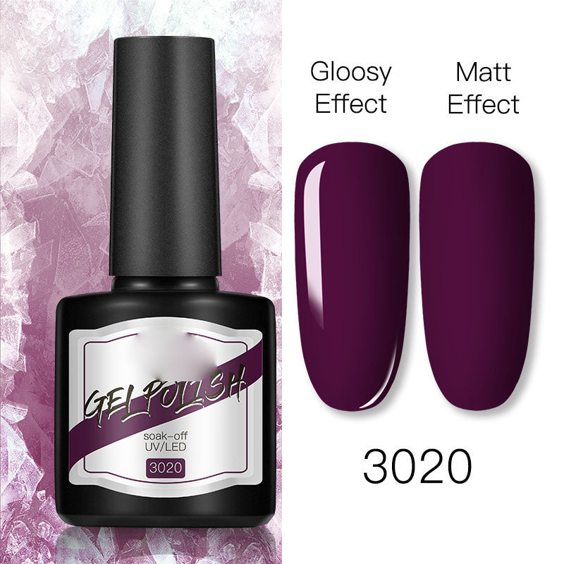 NGRO045 70 color nail polish glue 8ML plastic bottle