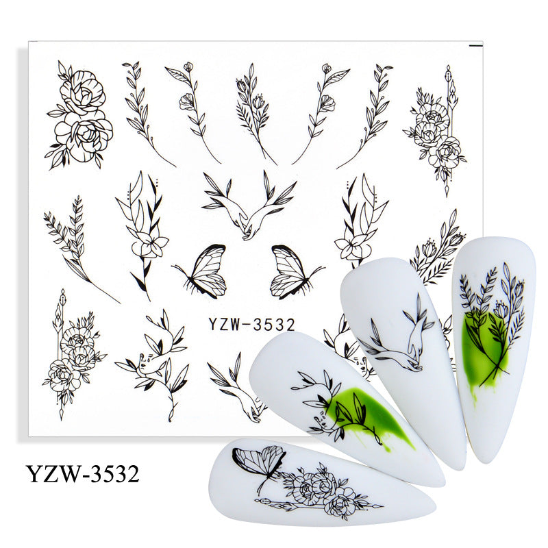 Nail Stickers YZW 017