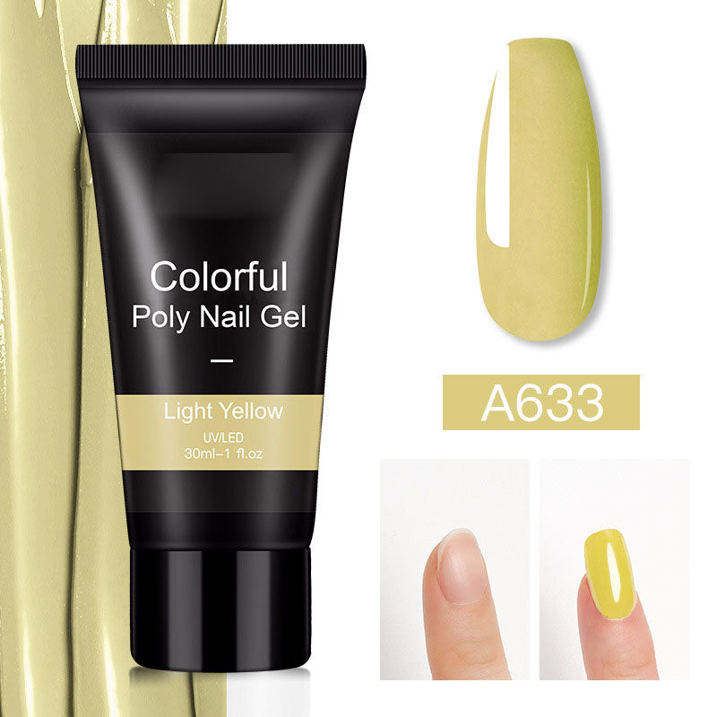 NGRO075 solid pure color crystal extension glue 30ML