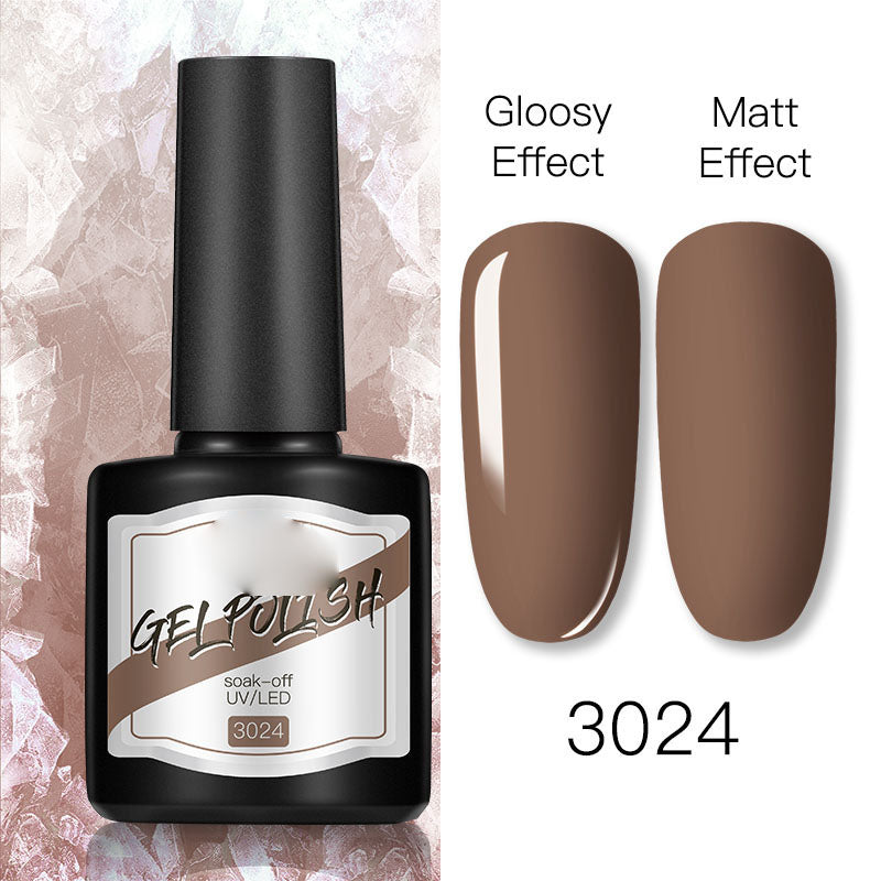 NGRO045 70 color nail polish glue 8ML plastic bottle