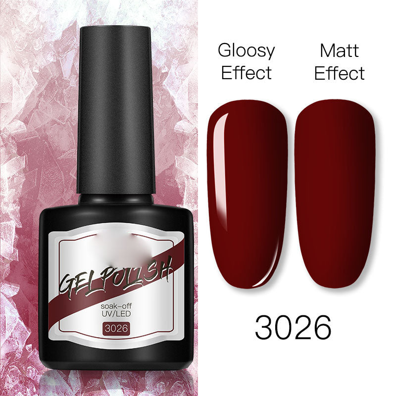NGRO045 70 color nail polish glue 8ML plastic bottle