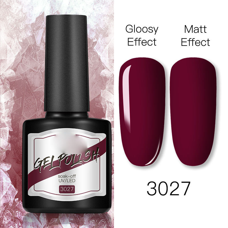 NGRO045 70 color nail polish glue 8ML plastic bottle