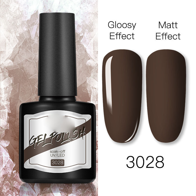 NGRO045 70 color nail polish glue 8ML plastic bottle