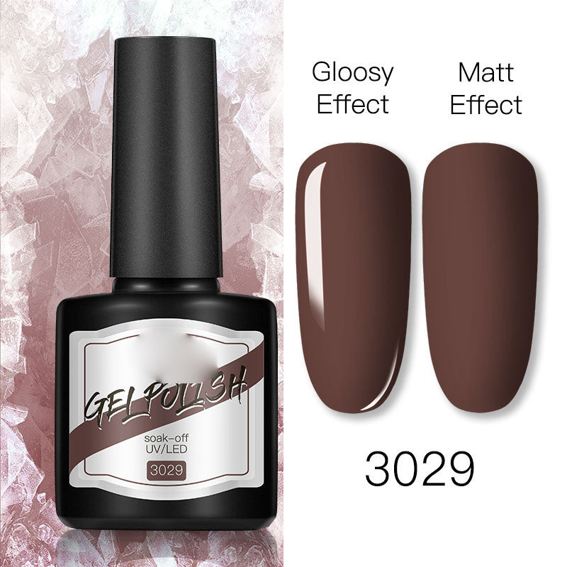 NGRO045 70 color nail polish glue 8ML plastic bottle