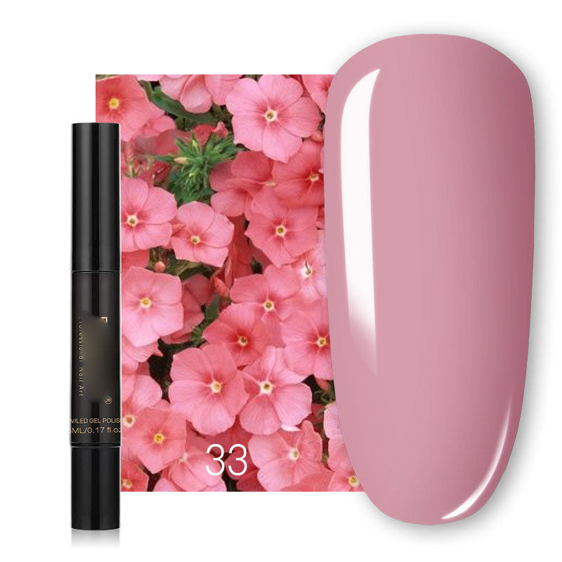 NGRO038 Pen Lazy Nail Polish 58 Color Rotating Glue 5ml