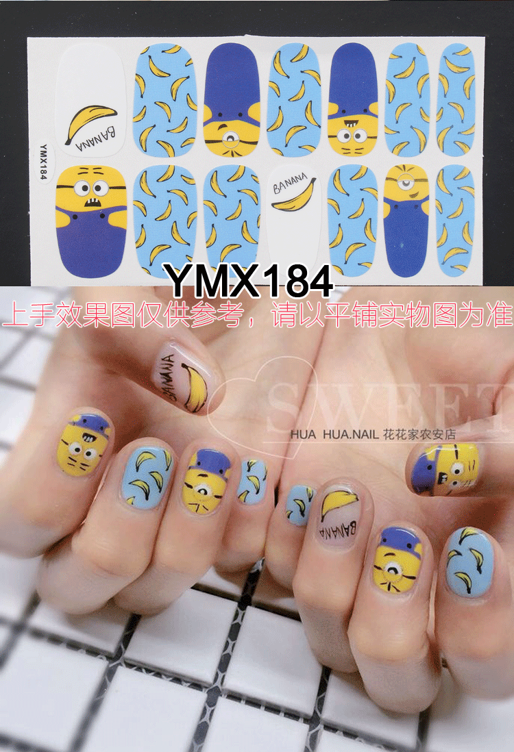 Nail Wraps Stickers YM010