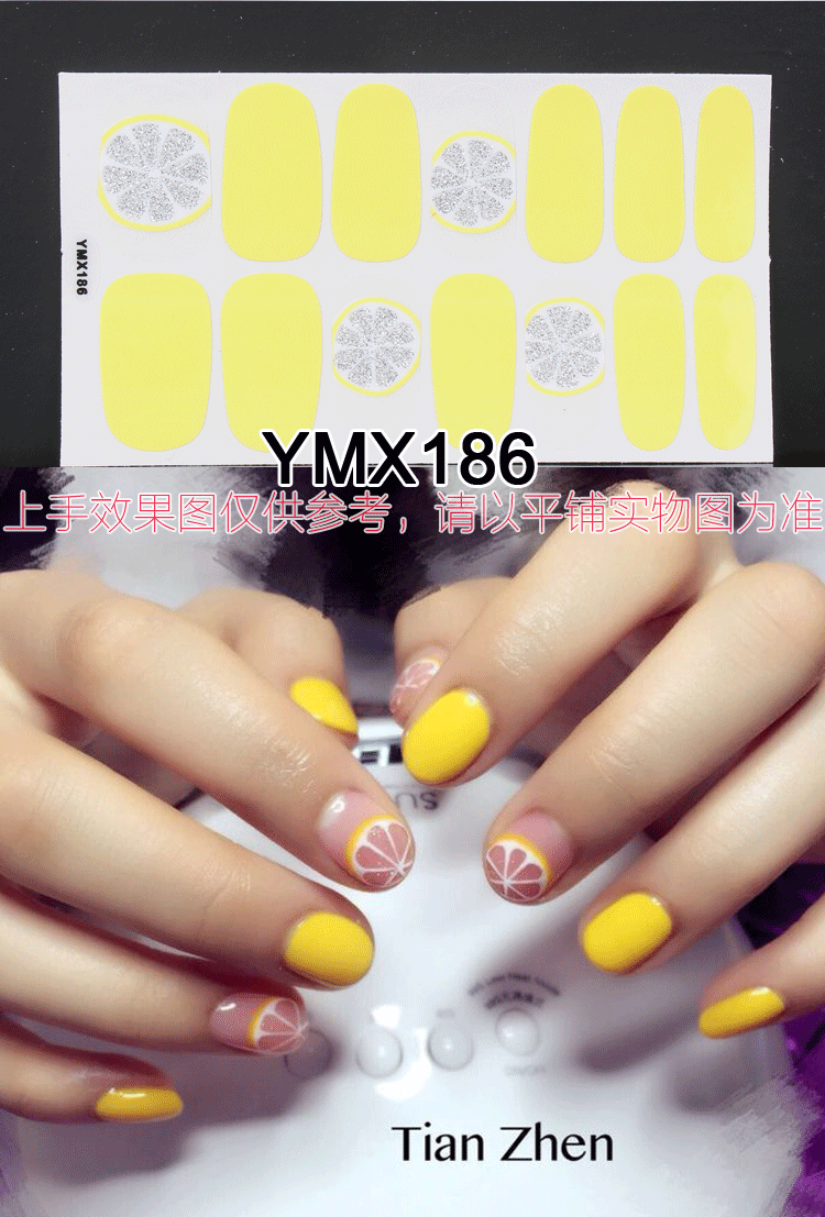 Nail Wraps Stickers YM010